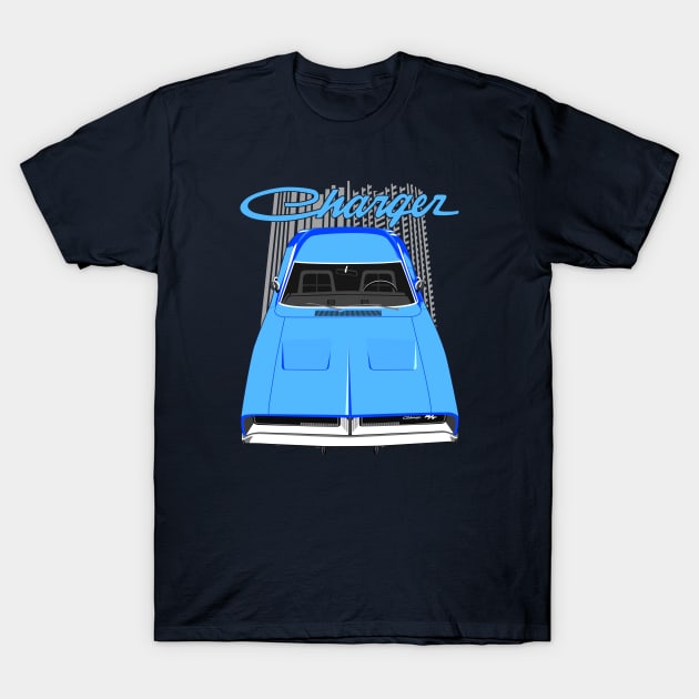 Charger 69 - Blue T-Shirt by V8social